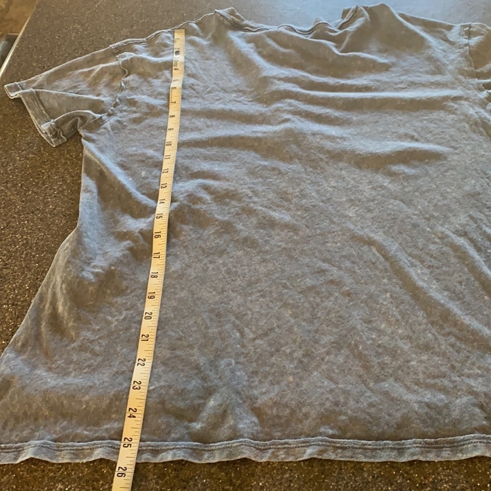 We The Free Women's Blue Azalea T-Shirt Short Sleeve Tee Lace Up Neck Size Small - Picture 10 of 13